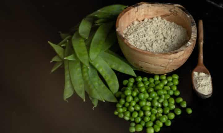 peas and pea protein